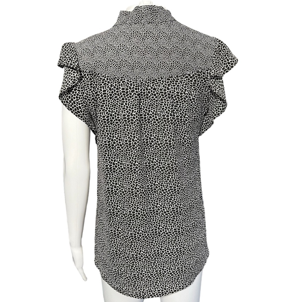 Michael Kors - Womens Ruffle Sleeve Top - Sz. SM - Picture 5 of 8
